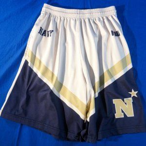 Men's Athletic Shorts - Blue and White
